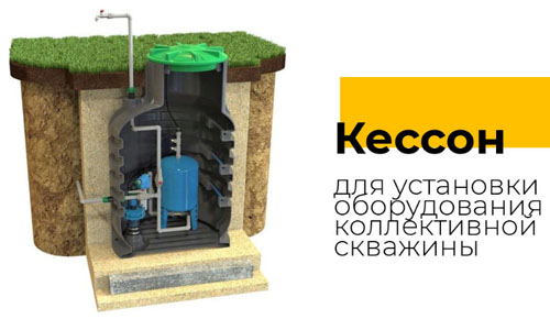Коллективная скважина на воду