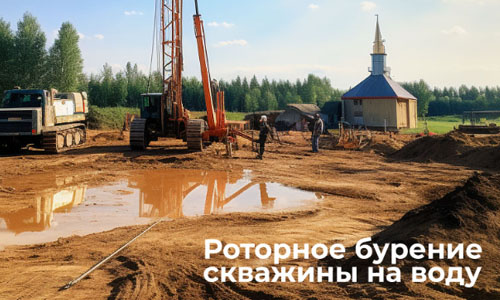 Роторное бурение скважин